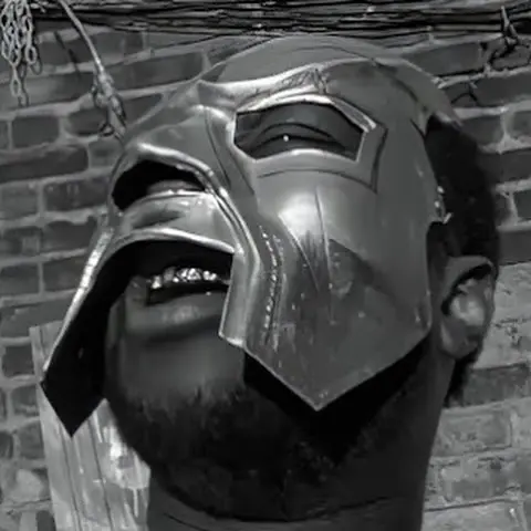 MF Doom first metal mask